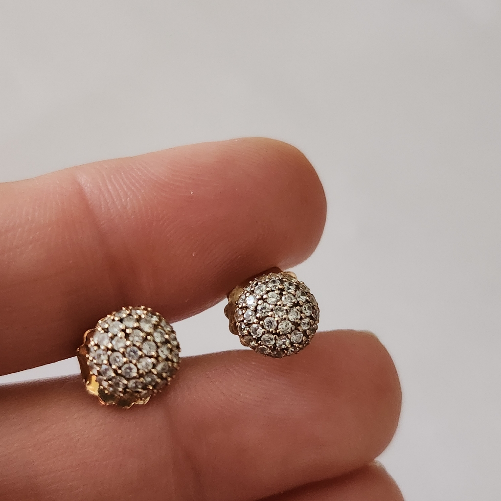 Thomas Sabo 925 Sterling Silver Gold Plated Earrings